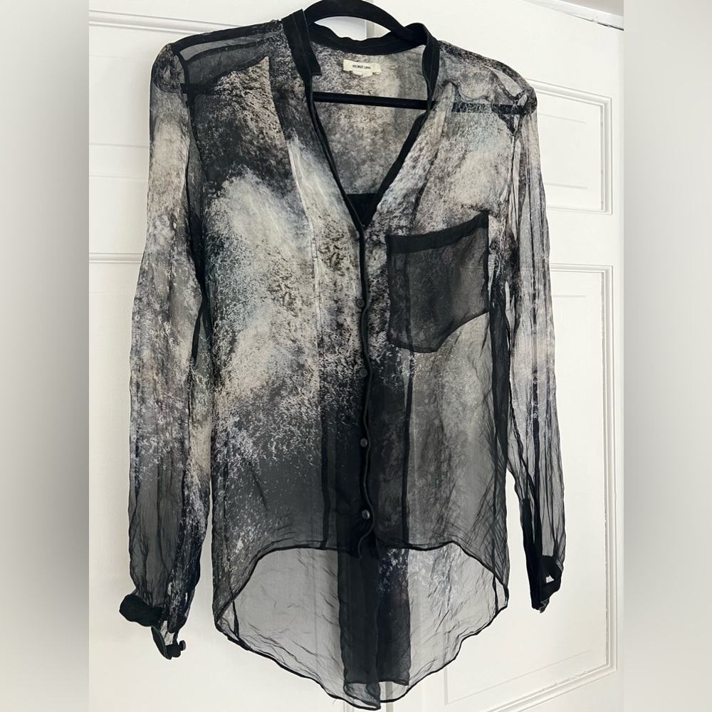 Helmut Lang blouse size Small